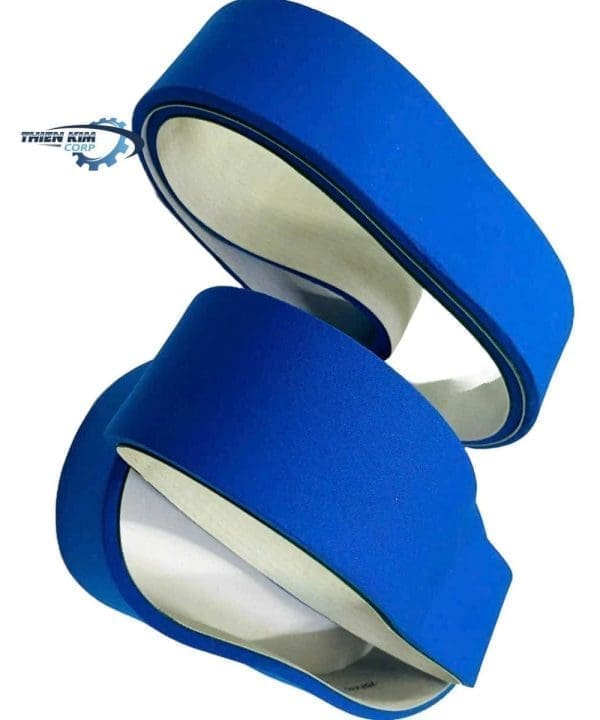 Băng tải bọc xốp xanh