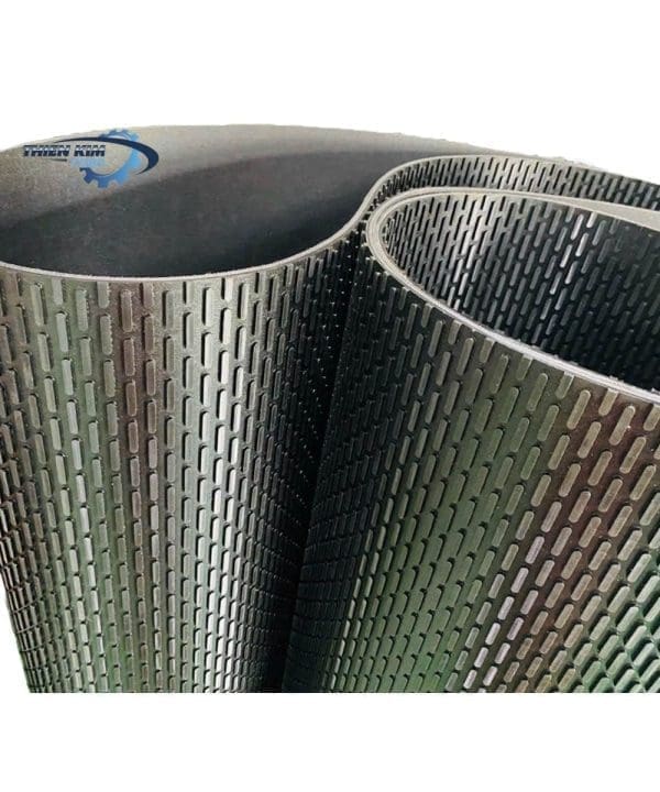 Băng tải hạt dưa màu đen, dày 9mm - 3 lớp bố