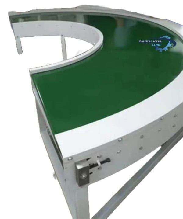Băng tải PVC cong