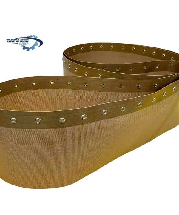 Băng tải teflon chịu nhiệt, đóng khoen