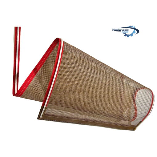 Băng tải Teflon lưới sấy chịu nhiệt, may gân chịu nhiệt chống sàng cho băng tải