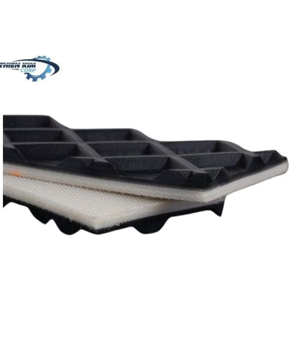 Băng tải PVC đen ô vuông 9mm