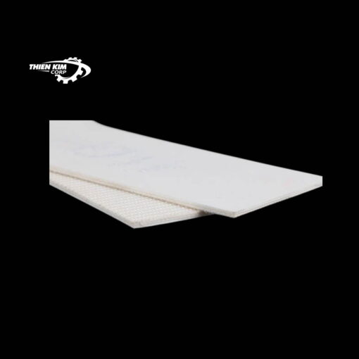 Băng tải PVC trắng trơn 2mm