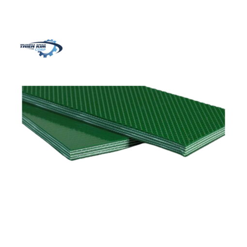 Băng tải PVC xanh caro 5mm