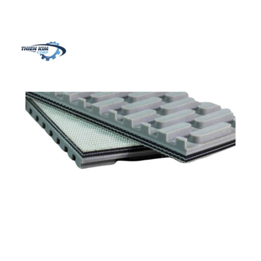 Băng tải PVC xám hạt dưa 9mm