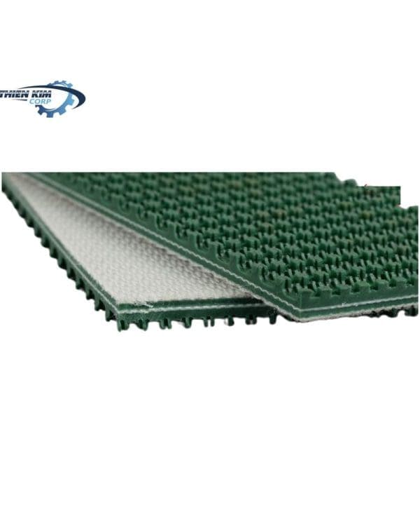 Băng tải PVC xanh gai 5mm