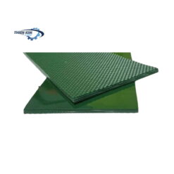 Băng tải PVC xanh trơn caro 3mm