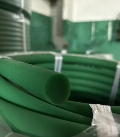 Dây Curoa PU phi tròn xanh 4